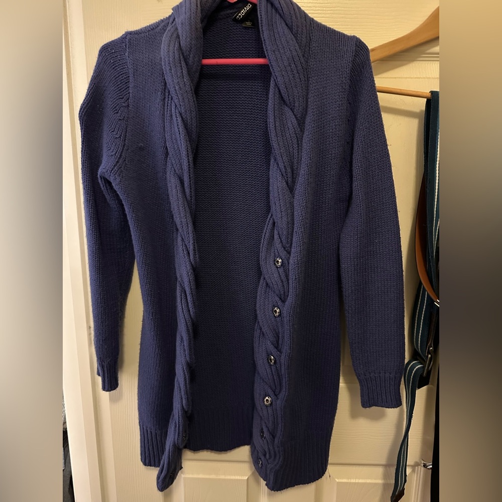 Divided Purple Women's Cardigan Sweater